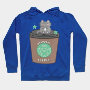 Star cats coffee Hoodie